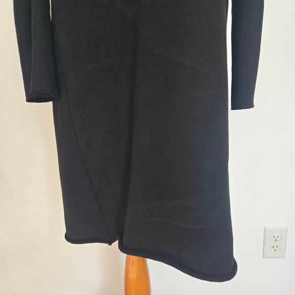 Frank & Eileen Izzie Sweatshirt Party Dress Black Quiet Luxury Women Medium - Picture 8 of 13
